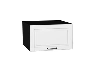 Шкаф верхний горизонтальный с увеличенной глубиной Дублин 610 Special White / Graphite