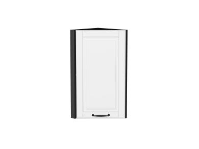 Шкаф верхний торцевой Дублин 300 Special White / Graphite