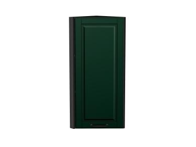 Шкаф верхний торцевой Дублин 300Н Special Green / Graphite