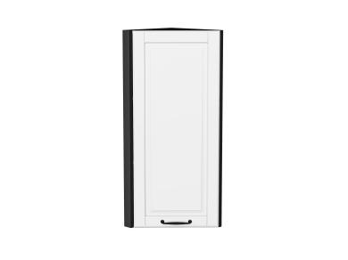 Шкаф верхний торцевой Дублин 300Н Special White / Graphite