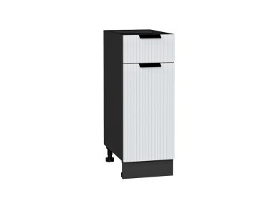 Шкаф нижний с 1 ящиком Евро Лайн 300 Белый / Graphite