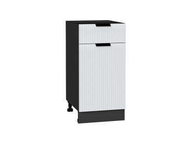 Шкаф нижний с 1 ящиком Евро Лайн 400 Белый / Graphite