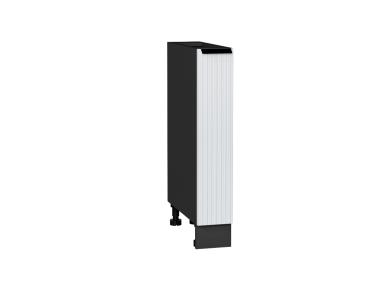 Нижняя бутылочница Евро Лайн 150 Белый / Graphite