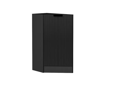 Шкаф нижний торцевой Евро Лайн 300 (прав.) Антрацит / Graphite