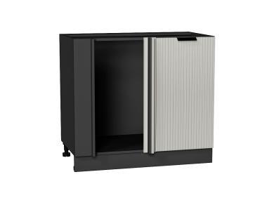 Шкаф нижний угловой Евро Лайн 990М Агат / Graphite