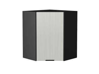 Шкаф верхний угловой Евро Лайн 590 Агат / Graphite