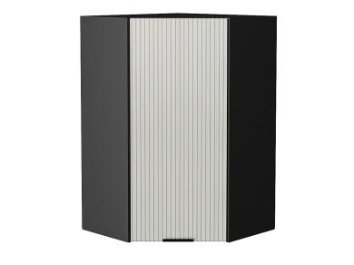Шкаф верхний угловой Евро Лайн 590Н Агат / Graphite