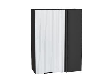 Шкаф верхний прямой угловой Евро Лайн 700Н Белый / Graphite