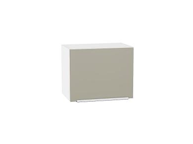 Шкаф верхний горизонтальный Фьюжн 450 Silky Grey / Белый