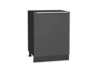 Шкаф нижний с 1-ой дверцей Фьюжн 600М Stormy Silk / Graphite