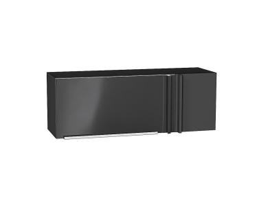 Шкаф верхний прямой угловой горизонтальный Фьюжн 1000 Anthracite / Graphite