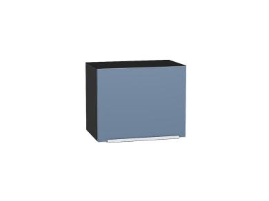Шкаф верхний горизонтальный Фьюжн 450 Silky Blue / Graphite