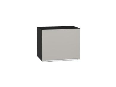 Шкаф верхний горизонтальный Фьюжн 450 Silky Light Grey / Graphite