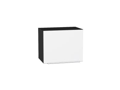 Шкаф верхний горизонтальный Фьюжн 450 Silky White / Graphite