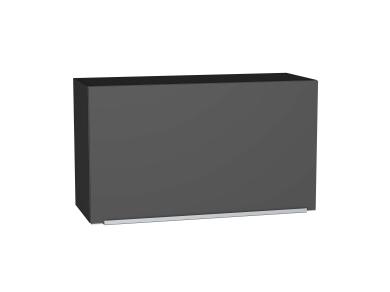 Шкаф верхний горизонтальный Фьюжн 809 Stormy Silk / Graphite
