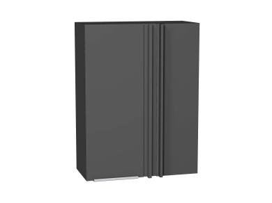 Шкаф верхний прямой угловой Фьюжн 709 Stormy Silk / Graphite