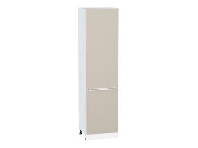 Шкаф пенал Фьюжн 600Н (для верхних шкафов 920) Cream Silk / Белый