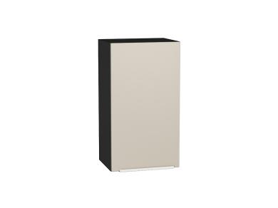 Шкаф верхний Фьюжн 400 Cream Silk / Graphite