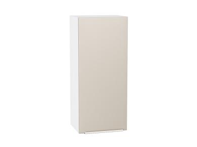 Шкаф верхний Фьюжн 400Н Cream Silk / Белый