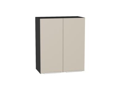 Шкаф верхний Фьюжн 600 Cream Silk / Graphite
