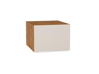 Шкаф верхний горизонтальный с увеличенной глубиной Фьюжн 510 Cream Silk / Дуб Вотан
