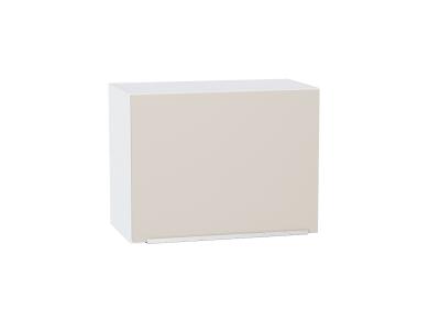 Шкаф верхний горизонтальный Фьюжн 600Н Cream Silk / Белый