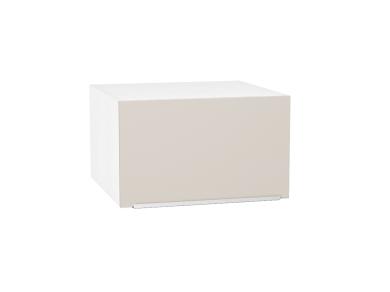 Шкаф верхний горизонтальный с увеличенной глубиной Фьюжн 610 Cream Silk / Белый