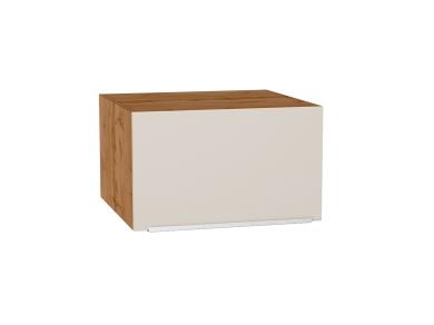 Шкаф верхний горизонтальный с увеличенной глубиной Фьюжн 610 Cream Silk / Дуб Вотан
