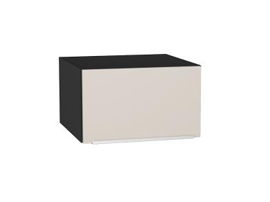 Шкаф верхний горизонтальный с увеличенной глубиной Фьюжн 610 Cream Silk / Graphite