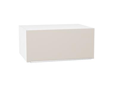 Шкаф верхний горизонтальный с увеличенной глубиной Фьюжн 810 Cream Silk / Белый