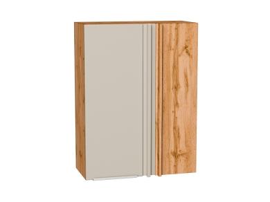 Шкаф верхний прямой угловой Фьюжн 700Н Cream Silk / Дуб Вотан