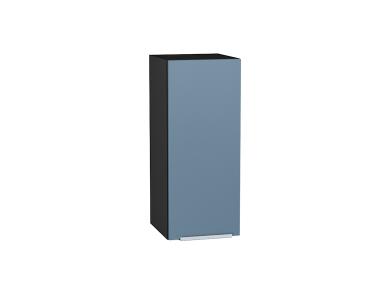 Шкаф верхний Фьюжн 300 Silky Blue / Graphite
