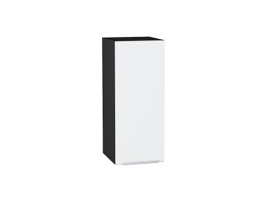 Шкаф верхний Фьюжн 300 Silky White / Graphite