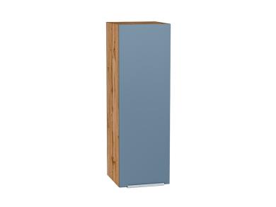 Шкаф верхний Фьюжн 300Н Silky Blue / Дуб Вотан