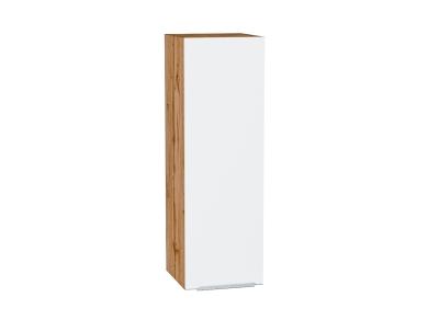 Шкаф верхний Фьюжн 300Н Silky White / Дуб Вотан