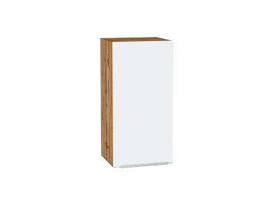 Шкаф верхний Фьюжн 350 Silky White / Дуб Вотан