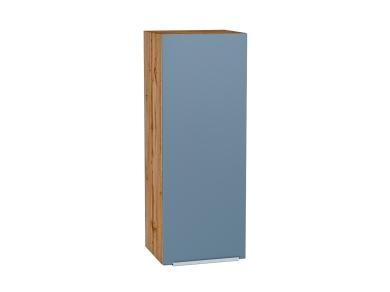 Шкаф верхний Фьюжн 350Н Silky Blue / Дуб Вотан
