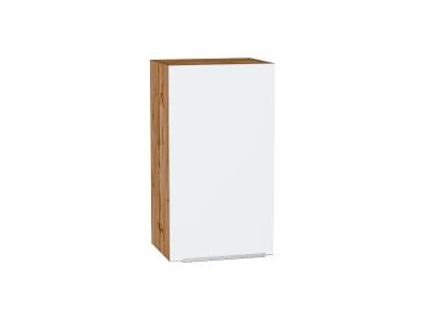 Шкаф верхний Фьюжн 400 Silky White / Дуб Вотан