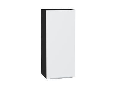 Шкаф верхний Фьюжн 400Н Silky White / Graphite