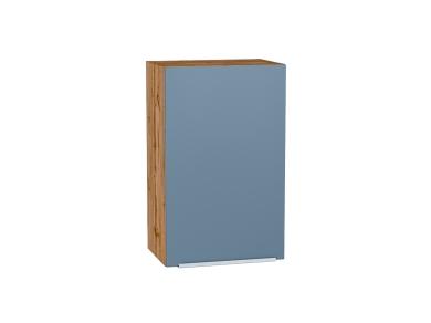 Шкаф верхний Фьюжн 450 Silky Blue / Дуб Вотан