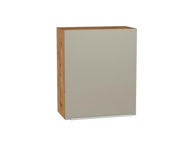Шкаф верхний Фьюжн 600М Silky Grey / Дуб Вотан