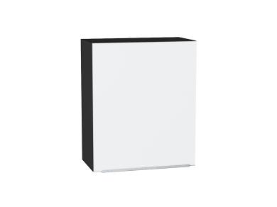 Шкаф верхний Фьюжн 600М Silky White / Graphite