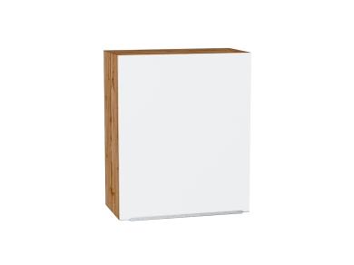 Шкаф верхний Фьюжн 600М Silky White / Дуб Вотан