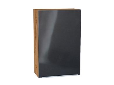 Шкаф верхний Фьюжн 600МН Anthracite / Дуб Вотан