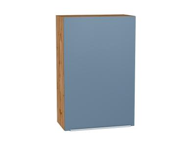 Шкаф верхний Фьюжн 600МН Silky Blue / Дуб Вотан