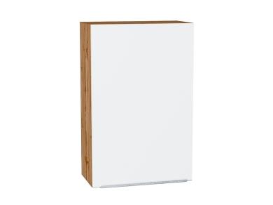 Шкаф верхний Фьюжн 600МН Silky White / Дуб Вотан