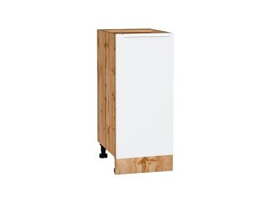 Шкаф нижний Фьюжн 350 Silky White / Дуб Вотан