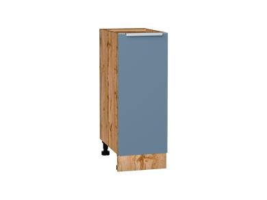 Шкаф нижний Фьюжн 300 Silky Blue / Дуб Вотан