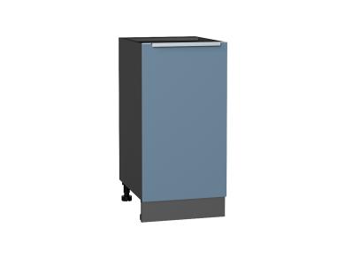 Шкаф нижний Фьюжн 400 Silky Blue / Graphite