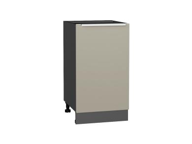 Шкаф нижний Фьюжн 450 Silky Grey / Graphite
